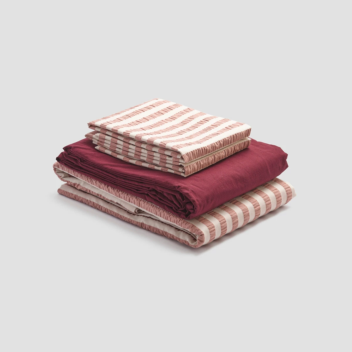 Desert Sand Seersucker Stripe Cotton Bundle 6 Desert Sand Seersucker Stripe Cotton Bundle - Image 4