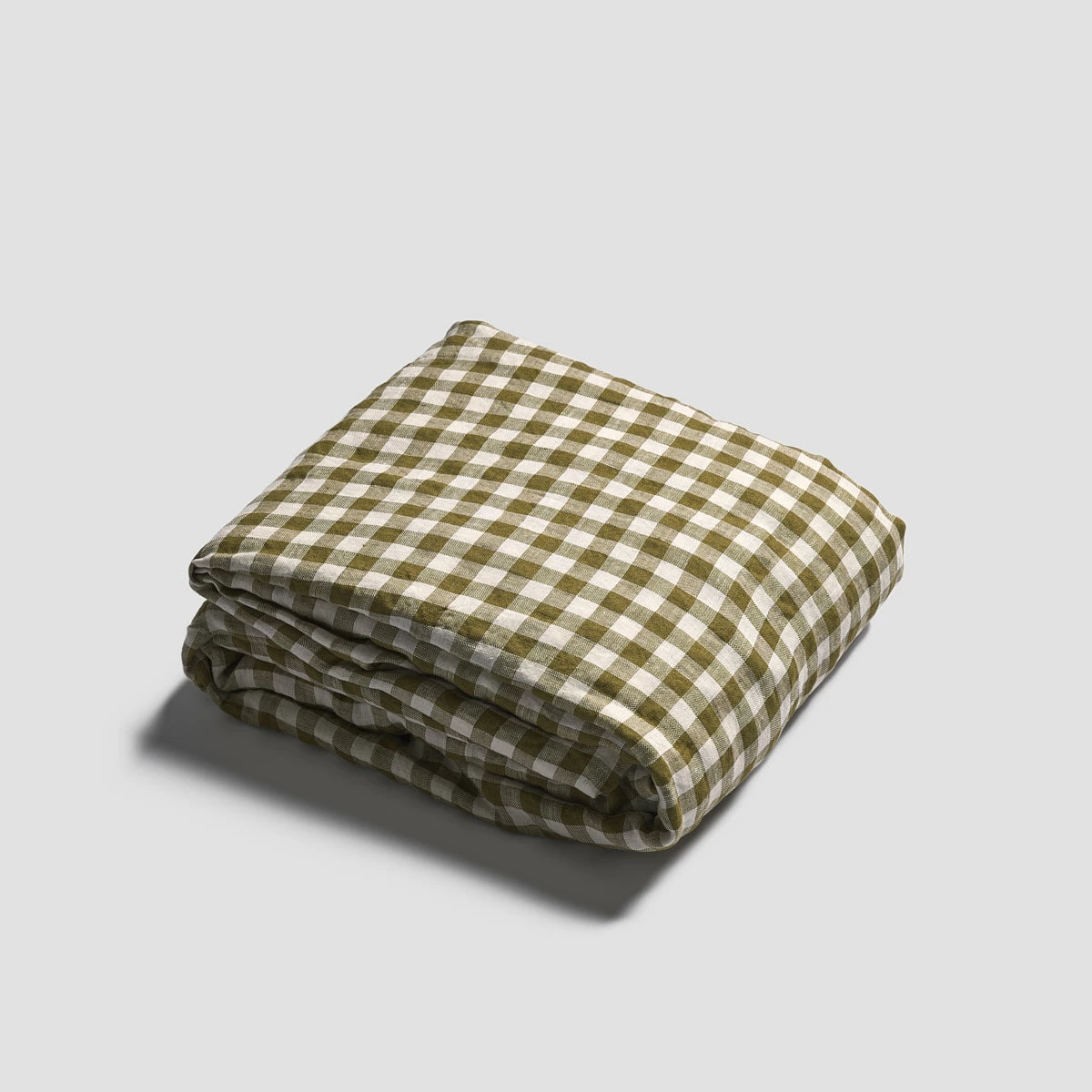Botanical Green Gingham Linen Bedtime Bundle 9 Botanical Green Gingham Linen Bedtime Bundle - Image 7