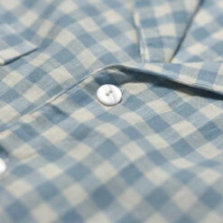 Warm Blue Gingham Linen Pajama Set 17 Warm Blue Gingham Linen Pajama Set -Bed Linings Sales Shop PigletinBed GinghamShirt WarmBlue 3 greybg a01e05a1 fe2a 4a70 aac8 9e5d53f1d106