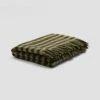 Botanical Green Gingham Wool Blanket -Bed Linings Sales Shop PigletinBed GinghamWoolBlanket BotanicalGreen 1 greyBG 1