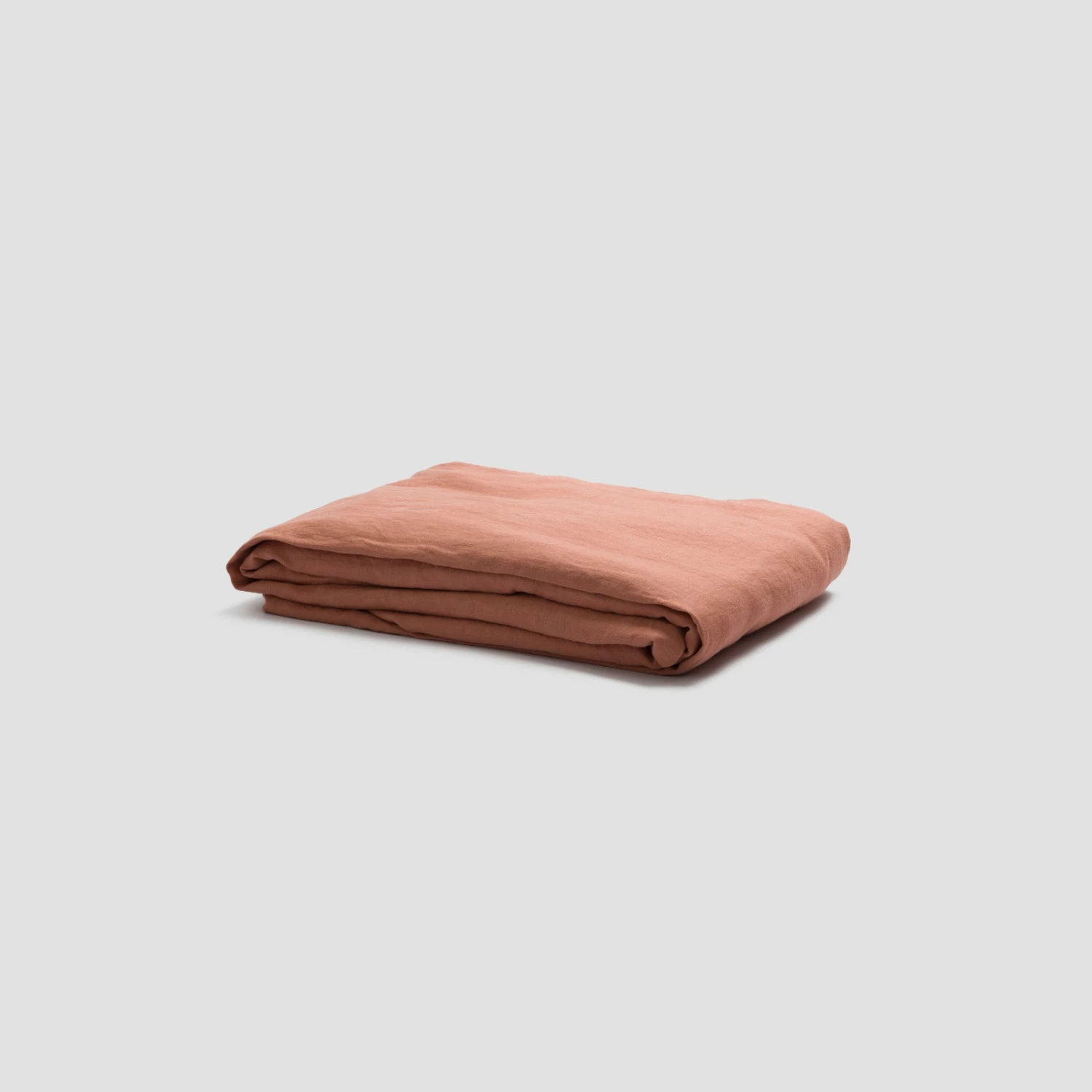 Warm Clay Linen Fitted Sheet 5 Warm Clay Linen Fitted Sheet - Image 3