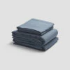 Dusk Blue Sheet Set -Bed Linings Sales Shop PigletinBed LinenBasicBundle DuskBlue 1 GreyBG ab803635 b838 496f 9bd8 81e194814006