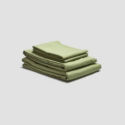 Pear Washed Cotton Percale Sheet Set