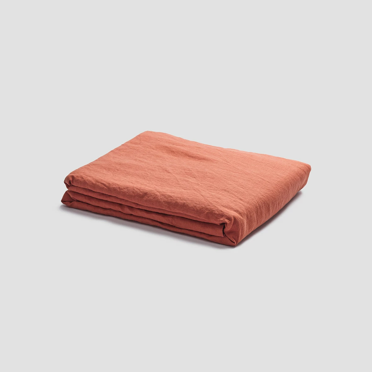 Burnt Orange Linen Sheet Set 7 Burnt Orange Linen Sheet Set - Image 5