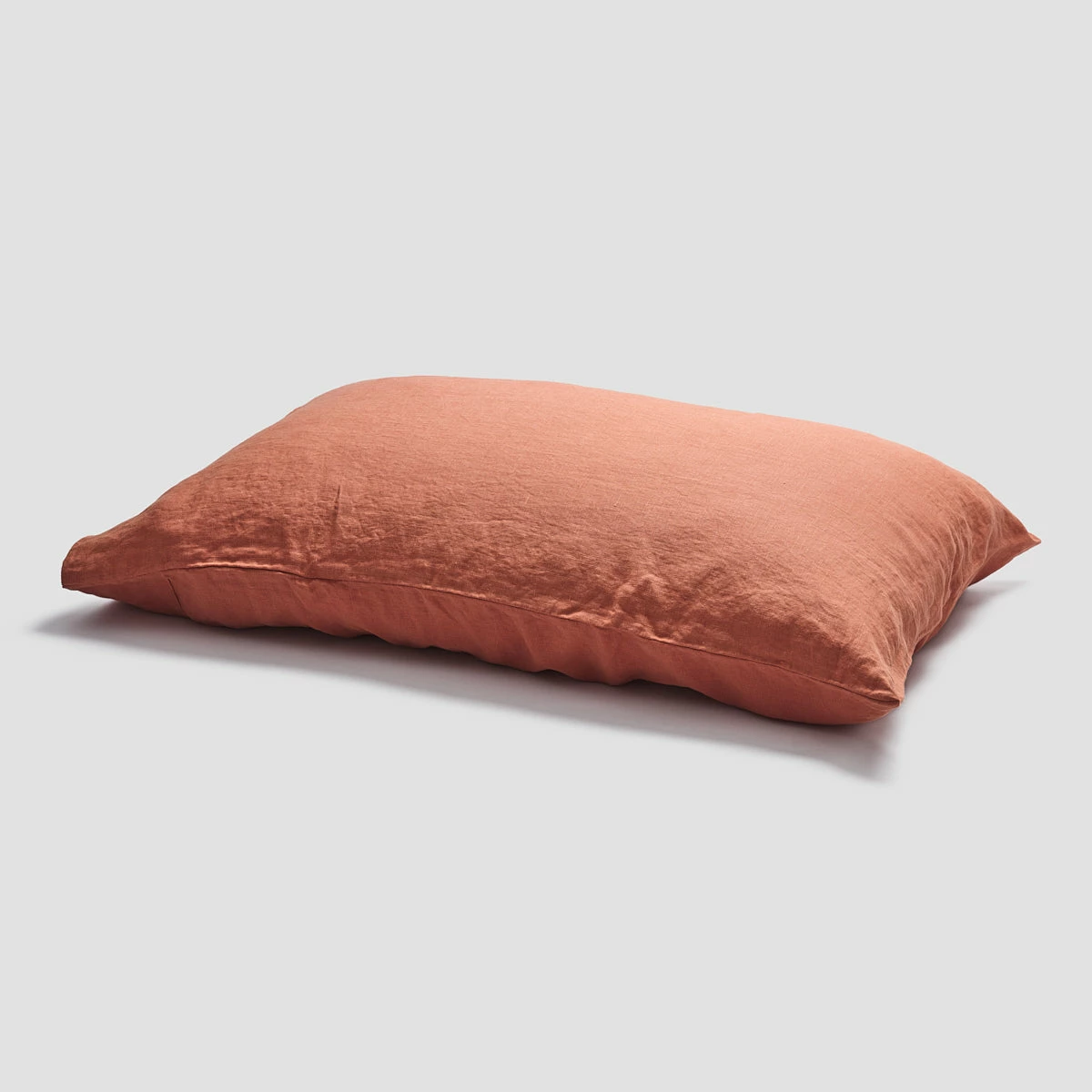 Burnt Orange Linen Pillowcases (Pair) 3 Burnt Orange Linen Pillowcases (Pair)