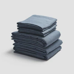 Dusk Blue Bedtime Bundle 14 Dusk Blue Bedtime Bundle -Bed Linings Sales Shop PigletinBed LinenBedtimeBundle DuskBlue 1 GreyBG