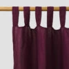 Berry Linen Curtains (Pair) 2 Berry Linen Curtains (Pair) -Bed Linings Sales Shop PigletinBed LinenCurtains Berry 1 greyBG