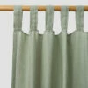 Sage Green Linen Curtains (Pair) -Bed Linings Sales Shop PigletinBed LinenCurtains SageGreen 1 greyBG