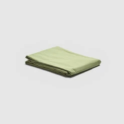 Pear Washed Cotton Percale Duvet Cover -Bed Linings Sales Shop PigletinBed LinenDuvetCover Pear 1 greyBG