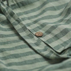 Pine Green Pembroke Stripe Linen Bundle -Bed Linings Sales Shop PigletinBed LinenDuvetCover PineGreenPembrokeStripe 2 c07b9d46 21fc 412b bbb6 1c52f132286b