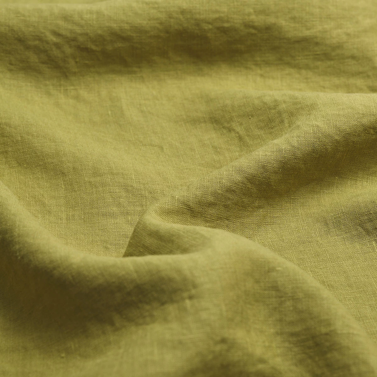 Botanical Green Linen Fitted Sheet 4 Botanical Green Linen Fitted Sheet - Image 2