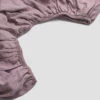 Elderberry Linen Fitted Sheet -Bed Linings Sales Shop PigletinBed LinenFittedSheet Elderberry 2 GreyBG f43a1f5a 6867 448d a3da efce3f291eed