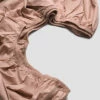 French Rose Washed Cotton Percale Fitted Sheet -Bed Linings Sales Shop PigletinBed LinenFittedSheet FrenchRose 2 GreyBG 2