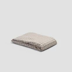 Mushroom Gingham Linen Sheet Set 13 Mushroom Gingham Linen Sheet Set -Bed Linings Sales Shop PigletinBed LinenFittedSheet MushroomGingham 1 greyBG 4b3c9d0c 99c7 41ed 984f 4087031228df