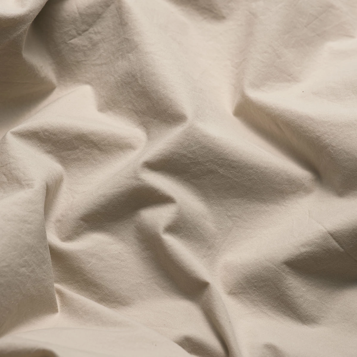 Parchment Washed Cotton Percale Sheet Set 4 Parchment Washed Cotton Percale Sheet Set - Image 2