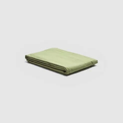 Pear Washed Cotton Percale Fitted Sheet -Bed Linings Sales Shop PigletinBed LinenFittedSheet Pear 1 greyBG 1f7dcce1 0551 40a9 bfa1 6789bf8a4c10