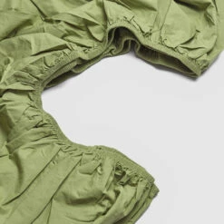 Pear Washed Cotton Percale Bundle -Bed Linings Sales Shop PigletinBed LinenFittedSheet Pear 2 greyBG