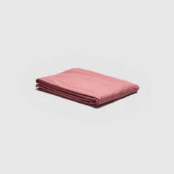 Red Dune Washed Cotton Percale Bundle -Bed Linings Sales Shop PigletinBed LinenFittedSheet RedDune 1 greyBG