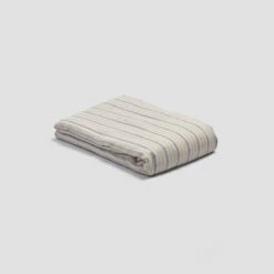 Dusk Blue Ticking Stripe Linen Flat Sheet 7 Dusk Blue Ticking Stripe Linen Flat Sheet -Bed Linings Sales Shop PigletinBed LinenFlatSheet DuskBlueTickingStripe 1 greyBG 9d7bda82 7697 4834 bba5 f8d3fad7c498