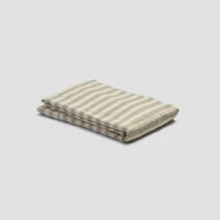 Pear Check Stripe Linen Flat Sheet 7 Pear Check Stripe Linen Flat Sheet -Bed Linings Sales Shop PigletinBed LinenFlatSheet PearCheckStripe 1 greyBG 883a272a 1582 4411 adc7 0ecc78c30bcd