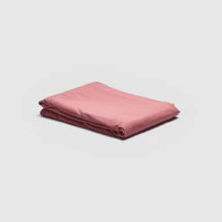 Red Dune Washed Cotton Percale Flat Sheet -Bed Linings Sales Shop PigletinBed LinenFlatSheet RedDune 1 greyBG 0a6cddd5 f6ef 43db 91a6 4100dc0efa1e