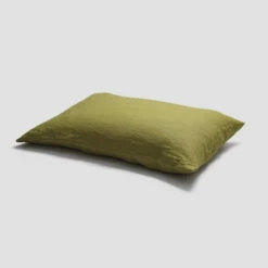 Botanical Green Linen Pillowcases (Pair) -Bed Linings Sales Shop PigletinBed LinenPillowcase BotanicalGreen 1 GreyBG f212d102 ceb8 48ef b92e 1f826d326b3d