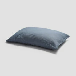 Dusk Blue Sheet Set -Bed Linings Sales Shop PigletinBed LinenPillowcase DuskBlue 1 GreyBG 95c32db5 2d1e 4e5a ae59 eacf680908f0