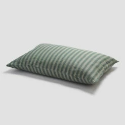 Pine Green Stripe Linen Pillowcases (Pair) 8 Pine Green Stripe Linen Pillowcases (Pair) -Bed Linings Sales Shop PigletinBed LinenPillowcase PineGreenPembrokeStripe 57330226 4d6b 43c1 8302 567d2d62c384
