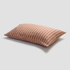 Sandstone Red Pembroke Stripe Linen Sheet Set -Bed Linings Sales Shop PigletinBed LinenPillowcase SandstoneRedPembrokeStripe 1bd5613c ad77 4628 8e1f 9a1fab7d056b