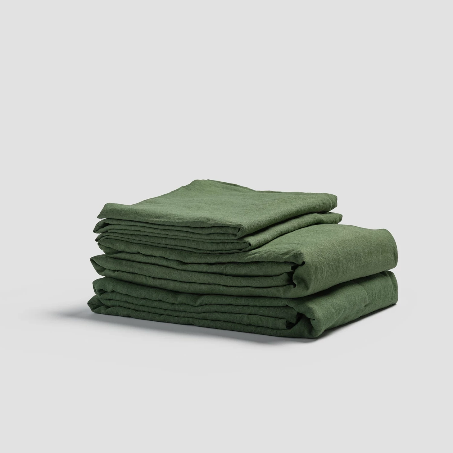 Forest Green Linen Sheet Set 3 Forest Green Linen Sheet Set