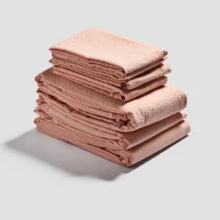 Salt Pink Seersucker Cotton Bedtime Bundle -Bed Linings Sales Shop PigletinBed SeersuckerCottonBedtimeBundle SaltPink 1 greyBG d38bfedd e019 4ade bd35 e7e5476bf22a