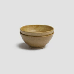 Ochre Pottery West Cereal Bowl 9 Ochre Pottery West Cereal Bowl -Bed Linings Sales Shop PigletinBed Tableware PotteryWest CerealBowl Ochre 3 GreyBG