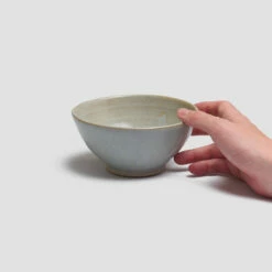 Powder Pottery West Cereal Bowl -Bed Linings Sales Shop PigletinBed Tableware PotteryWest CerealBowl Powder 2 GreyBG