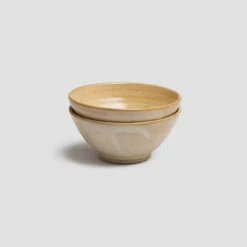 Sand Pottery West Cereal Bowl -Bed Linings Sales Shop PigletinBed Tableware PotteryWest CerealBowl Sand 3 GreyBG
