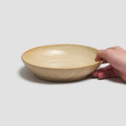 Sand Pottery West Dinner Bowl -Bed Linings Sales Shop PigletinBed Tableware PotteryWest DinnerBowl Sand 2 GreyBG