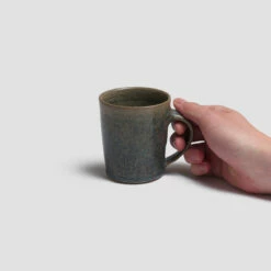 Nori Pottery West Mug -Bed Linings Sales Shop PigletinBed Tableware PotteryWest Mug Nori 2 GreyBG
