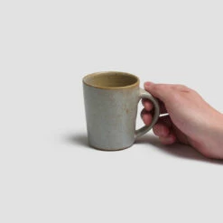 Powder Pottery West Mug -Bed Linings Sales Shop PigletinBed Tableware PotteryWest Mug Powder 2 GreyBG