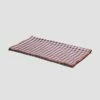 Berry Gingham Linen Table Runner -Bed Linings Sales Shop PigletinBed TablewareRunners Berry 01 greyBG