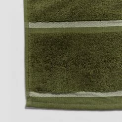 Botanical Green Bath Towel -Bed Linings Sales Shop PigletinBed TerryCotton 45 greyBG f739614c 7e63 477e 8ddb 66181d441244