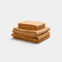 Sun Baked Washed Cotton Percale Bedtime Bundle -Bed Linings Sales Shop PigletinBed WashedCotton BedtimeBundle SunBaked 1 greyBG