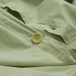 Apple Washed Cotton Percale Bedtime Bundle 14 Apple Washed Cotton Percale Bedtime Bundle -Bed Linings Sales Shop PigletinBed WashedCotton DuvetCover Apple 2