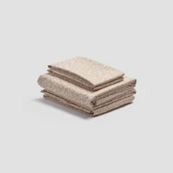 Butterscotch Meadow Floral Printed Cotton Sheet Set