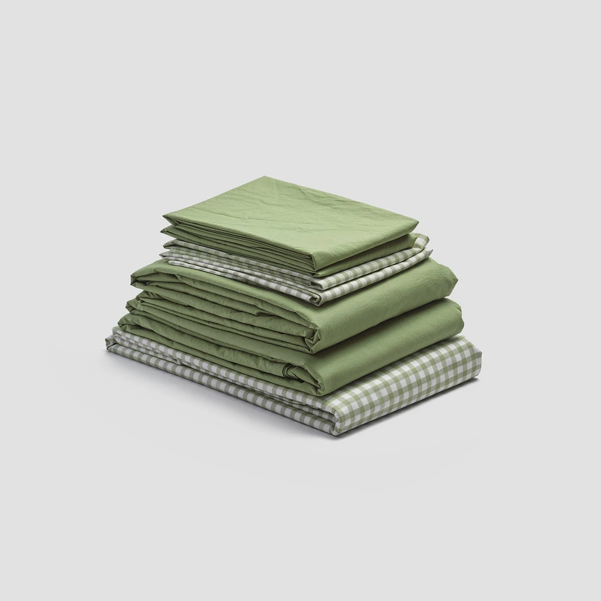 Pear Small Gingham Cotton Percale Bundle 6 Pear Small Gingham Cotton Percale Bundle - Image 4