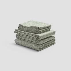 Pear Meadow Floral Printed Cotton Percale Bundle 18 Pear Meadow Floral Printed Cotton Percale Bundle -Bed Linings Sales Shop PigletinBed WashedCottonBedtimeBundle PearMeadowFloral Monocolour greyBG