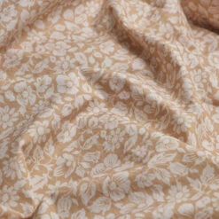 Butterscotch Meadow Floral Printed Cotton Fitted Sheet -Bed Linings Sales Shop PigletinBed WashedCottonFlatSheet ButterscotchMeadowFloral 2 46b6c6b0 0cca 46a0 ad25 7a07158a6a7e
