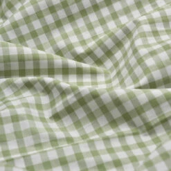 Pear Small Gingham Cotton Pillowcase (Pair) -Bed Linings Sales Shop PigletinBed WashedCottonFlatSheet PearGingham 2 3d0e8a99 1033 4e4c 8c54 2fa2b3218472