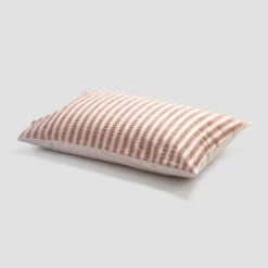 Desert Sand Seersucker Stripe Cotton Pillowcases (Pair) -Bed Linings Sales Shop PigletinBed WashedCottonPillowcase DesertSandSeersuckerStripe greyBG 15ab3890 381c 4f9b 895e 42ed073a232d 1