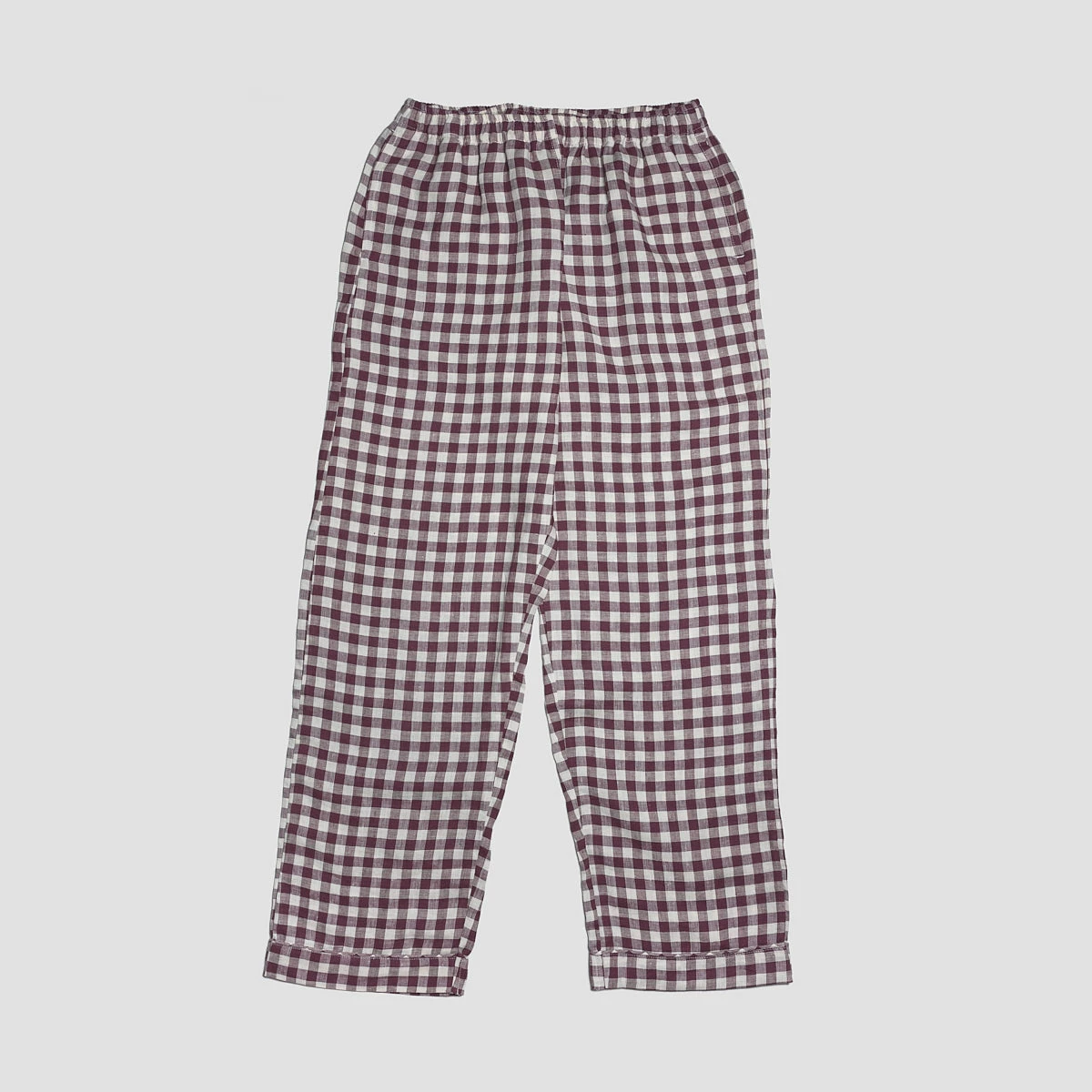 Berry Gingham Pajama Pants 5 Berry Gingham Pajama Pants - Image 3