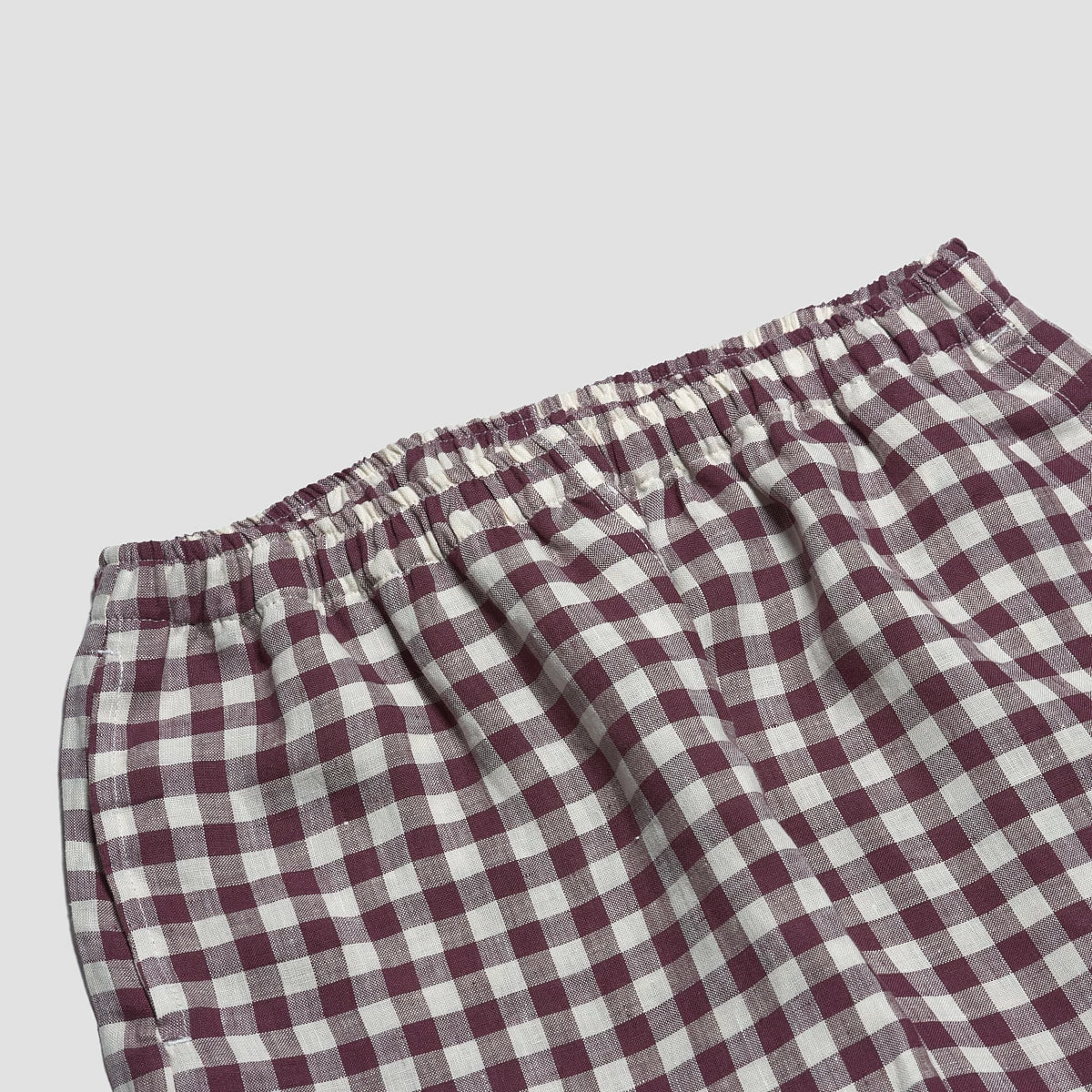 Berry Gingham Pajama Pants 6 Berry Gingham Pajama Pants - Image 4