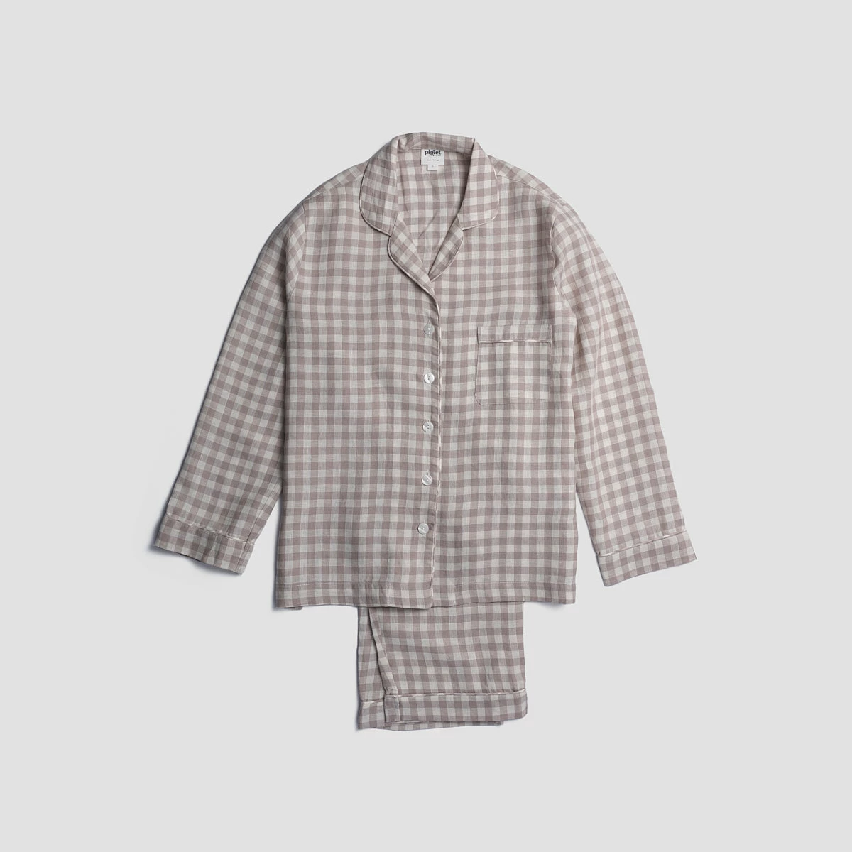 Mushroom Gingham Pajama Set 4 Mushroom Gingham Pajama Set - Image 2